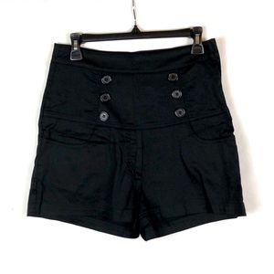 Roch steady black sailor rockabilly shorts sz9